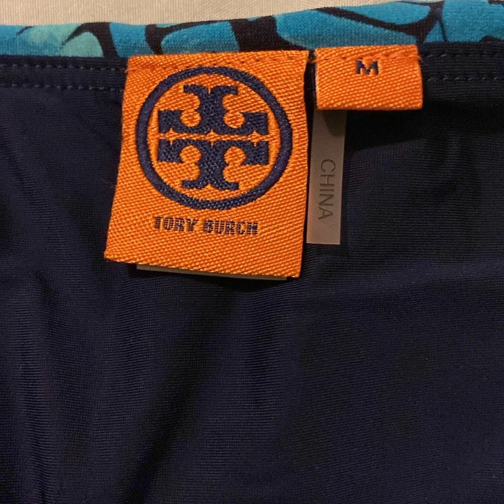 Tory Burch Blue and Black Patterned Bikini - Picture 4 of 5